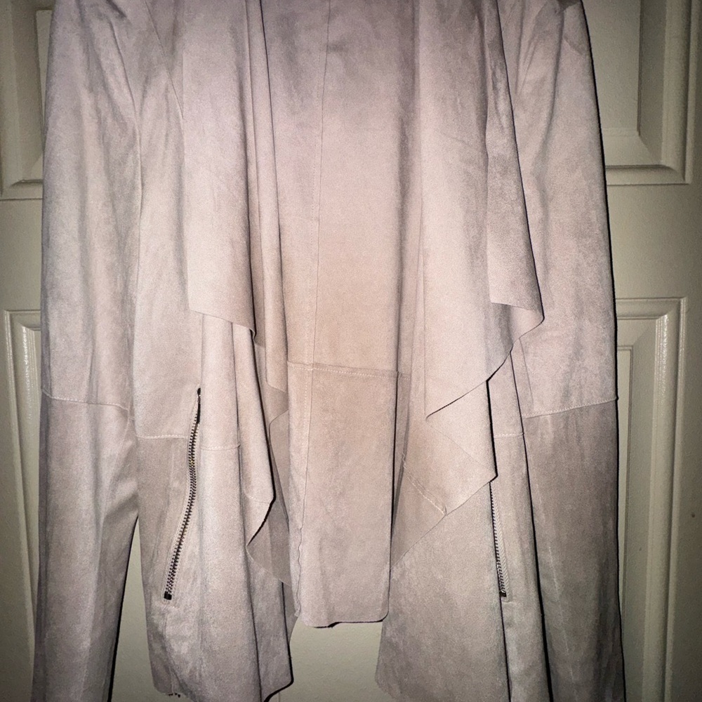 Bagatelle Cream Blazer Lightweight Open Front